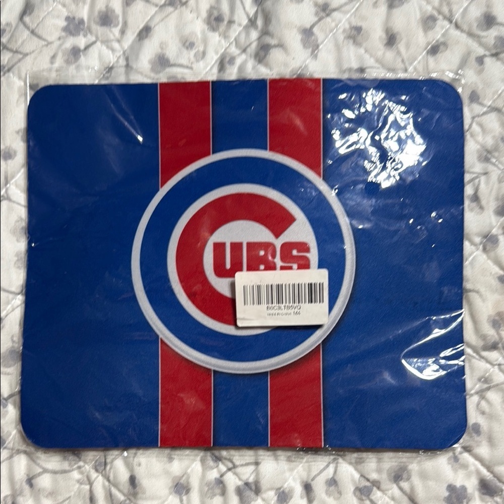 Chicago Cubs Blue and Red Mouse Pad